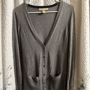 Banana Republic Grey Women's Cardigan Sweater